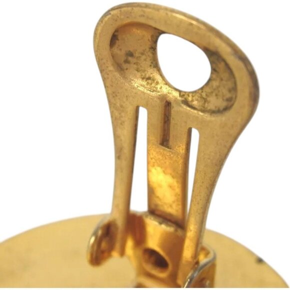 198158BL (S1) Gianni Versace Earrings Gold Metal - Picture 6 of 12